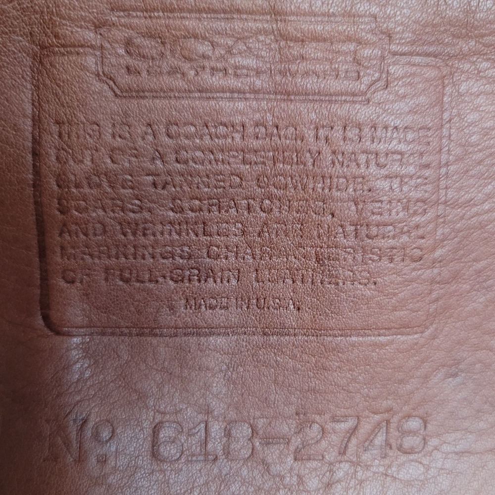 Coach Leather Drawstring Bag UPCRAFTED - Picture 12 of 12